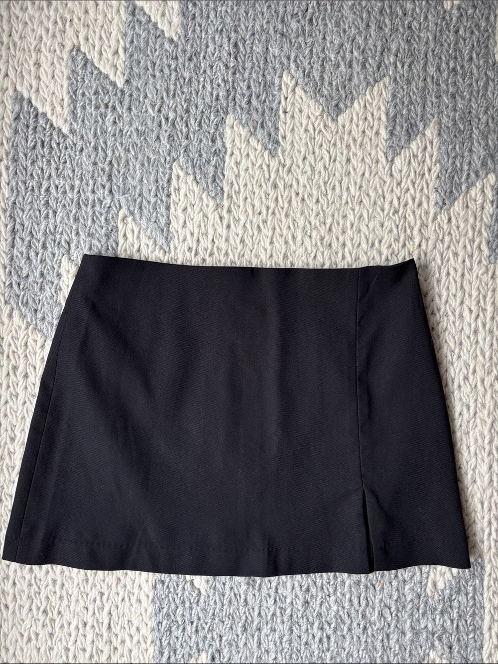 Steve Madden Black Mini Skirt with Clean A-Line